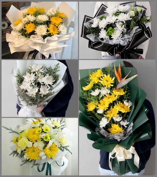 广东揭阳市普宁市麒麟镇新溪村白事花束代送